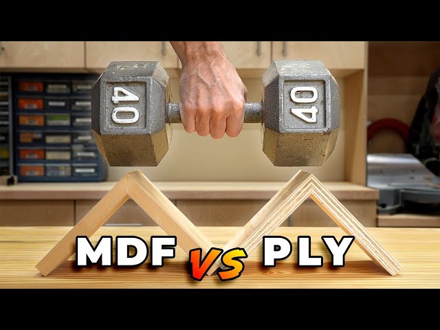 Testing MDF vs Plywood - What to Buy?