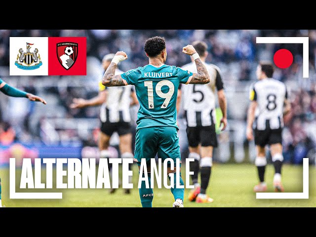 UNIQUE angles of Justin Kluivert's hat-trick at St James' Park | Alt Angle