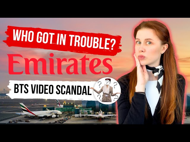 Why Viral BTS Video Got Emirates Crew in Trouble? Emirates Official Response 📢