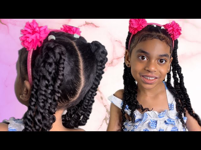 Hairstyles For Girls | #hairstyles #momlife #toddlerhaircare #naturalhair #curlyhair #hairroutine