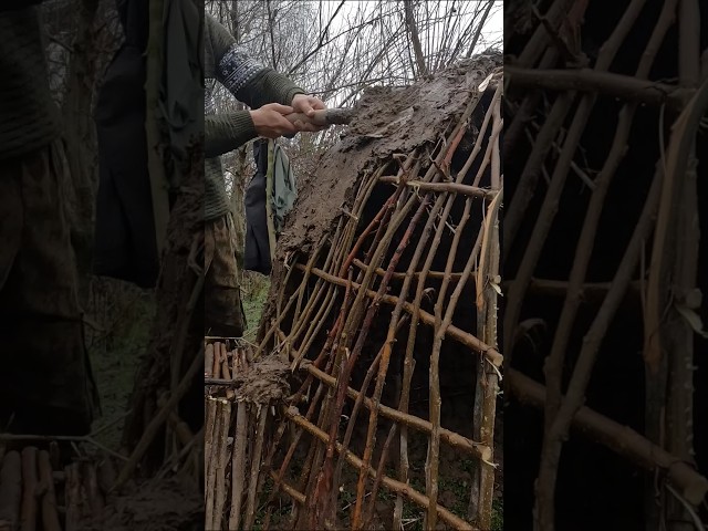 I Built My Own Survival Shelter in the Wild | Mastering Bushcraft Skills