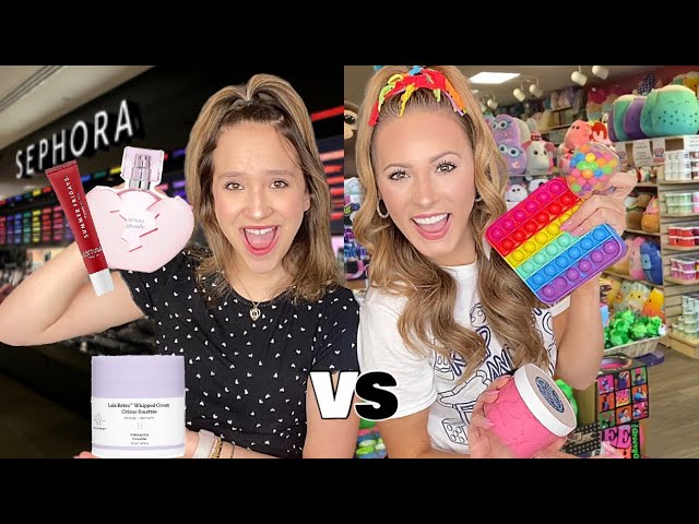 SEPHORA KID💋 VS FIDGET KID 🪀 SHOPPING CHALLENGE