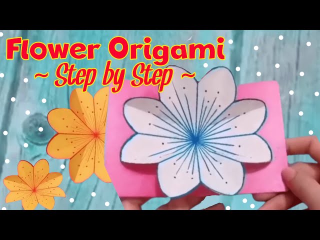 How To Make Flower Origami Step by Step – Easy Origami Flower  KING Origami