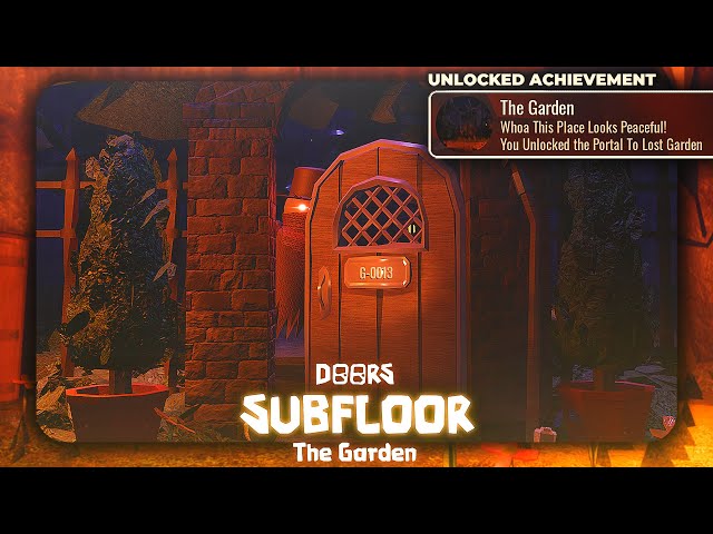 IT'S CLOSE!! UPDATE "DOORS: GARDEN SUBFLOOR" 🚪Doors News IN Roblox