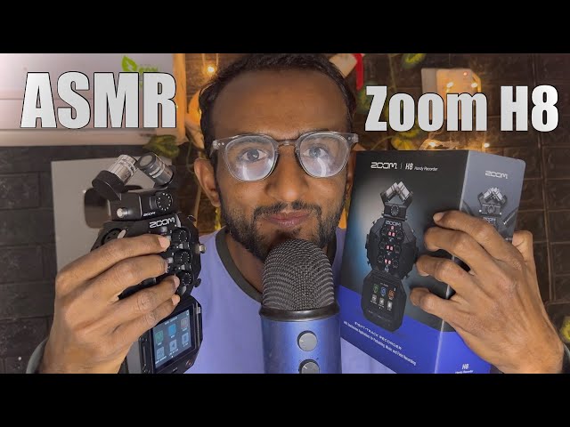 ASMR Unboxing My New Zoom H8 Mic