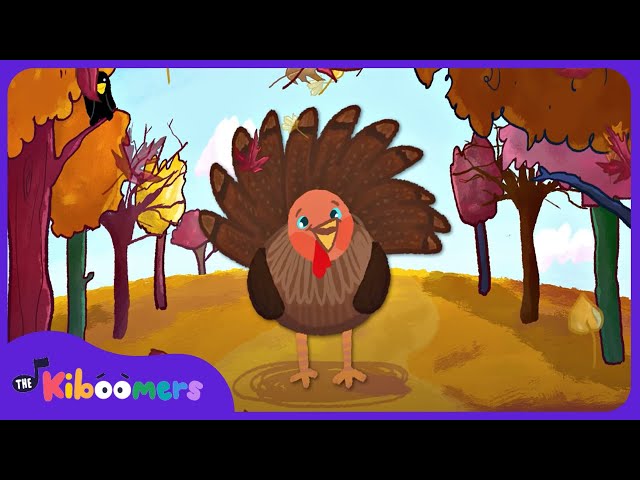 Turkey Hokey Pokey Dance - The Kiboomers Preschool Songs - Circle Time Thanksgiving Song