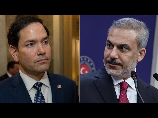 Hakan Fidan Marco Rubio Discuss Defense  Trade and Middle East Peace