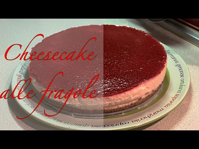 Quando farai questa cheesecake alle fragole, sai quanta ne mangerai? Di più....