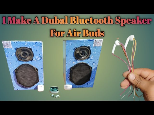 Wireless Bluetooth Speaker || Double Bluetooth Speaker Making DIY #experiment #bluetooth #airpods