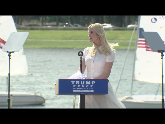 Ivanka Trump speaks at MAGA rally in Sarasota