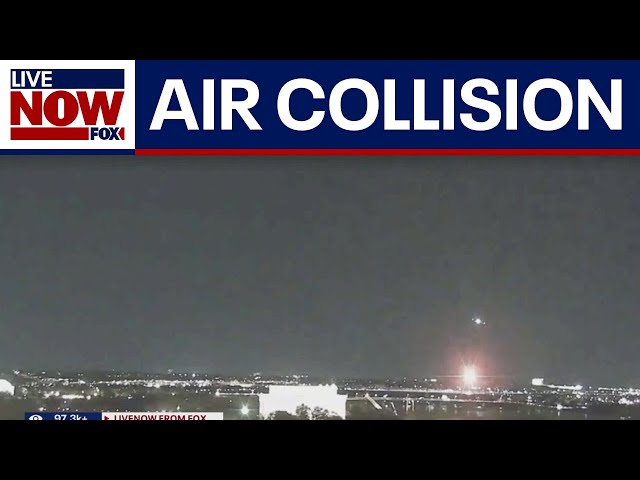 BREAKING VIDEO: Passenger plane and military helicopter collide in DC at Reagan Airport