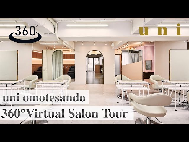 360° Virtual Salon Tour : Experience a Tokyo Hair Salon Visit in uni omotesando