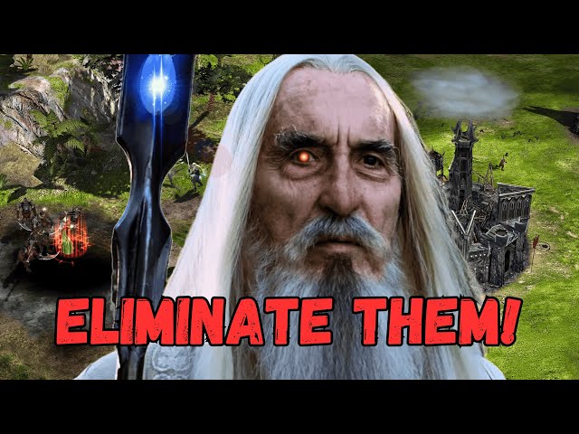 Elves meet the Uruk-Hai! | BFME2 RotWK