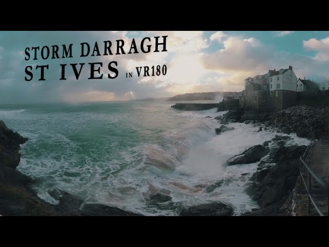 Storm Darragh Hits St Ives 8K VR180 3D