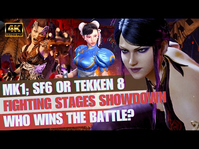 MK1, SF6 or Tekken 8 Fighting Stages Showdown! Which is the Best? Mortal Kombat 1; Street Fighter 6