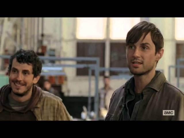 The Walking Dead - The group arrives at Terminus 720p HD