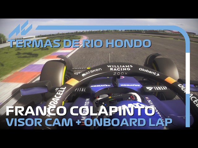 F1 2024 Termas de Rio Hondo | Franco Colapinto Onboard | #assettocorsa