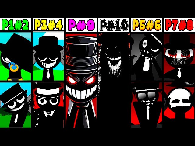 All Phases in Incredibox Sprunki! Phase 2 VS Phase 3 VS Phase 4 VS Phase 5 VS Phase 6 VS Phase 7-10