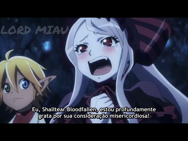 Shalltear chora e abraça AINZ | OVERLORD 4 TEMPORADA