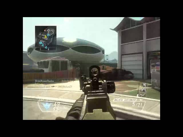 Iron sight ballista triple feed