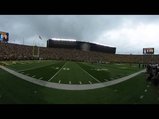 The Big House — 360 video from inside Michigan Stadium