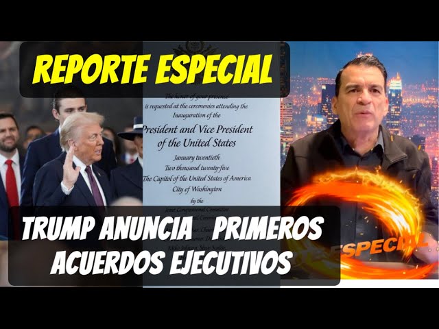 REPORTE ESPECIAL: Los primeros ANUNCIOS OFICIALES del presidente Donald Trump