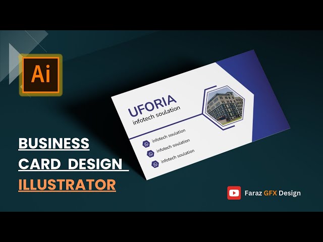 Business Card Design Illustrator Tutorials | Faraz GFX Design #graphicdesigntutorial