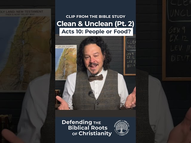 Was Peter's vision in Acts 10 about people or food? #biblestudy #apologetics