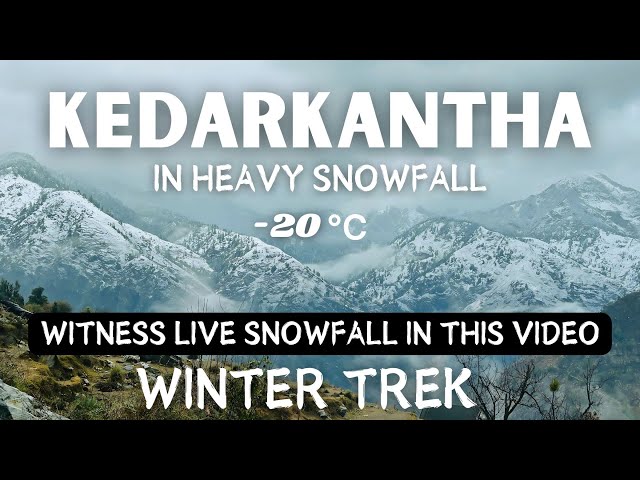 Kedarkantha Winter Trek: Conquering the Himalayas in Snow | 1st Snowfall | -20 Degree Celsius | DEC