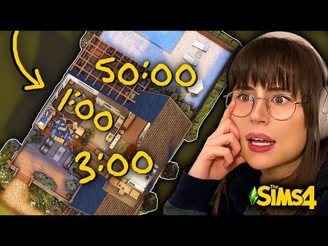 Building a House in The Sims but Each Room is a Different Time Limit