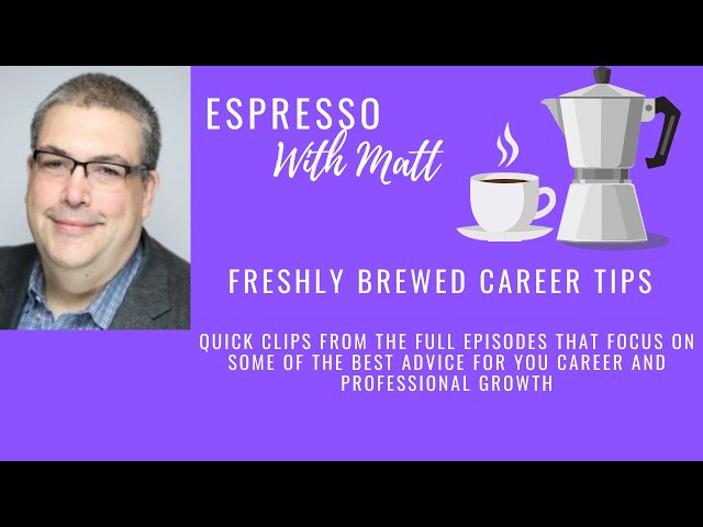 Freshly Brewed Career Tips with Jill Huck