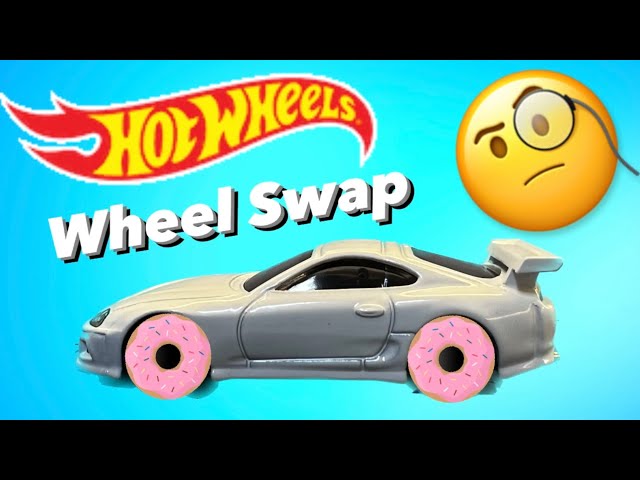 Hot Wheels Toyota Supra Wheels Swap Tutorial!! Unboxing & How To Wheel Swap!