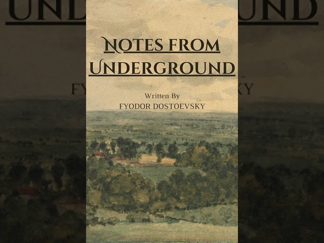 Audiobook | Dostoevsky | Notes from underground | #book #audiobook #englishbook #romance