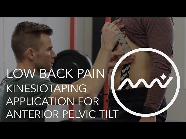 Kinesiology Tape Application for Low Back Pain / Anterior Pelvic Tilt