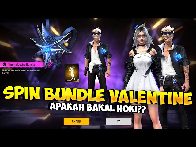 BORONG EVENT VALENTINE COLLECTION !! Spin Thorny Desire Bundle, Rosy Desire Bundle & Emote Love Me