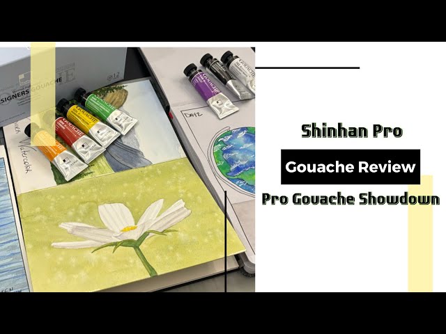 Pro Gouache Showdown - Shinhan Pro Designer Gouache Review