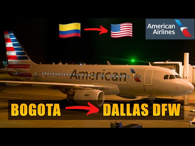 American Airlines Airbus A319 🇨🇴 Bogota BOG to Dallas DFW 🇺🇸 FLIGHT REPORT !