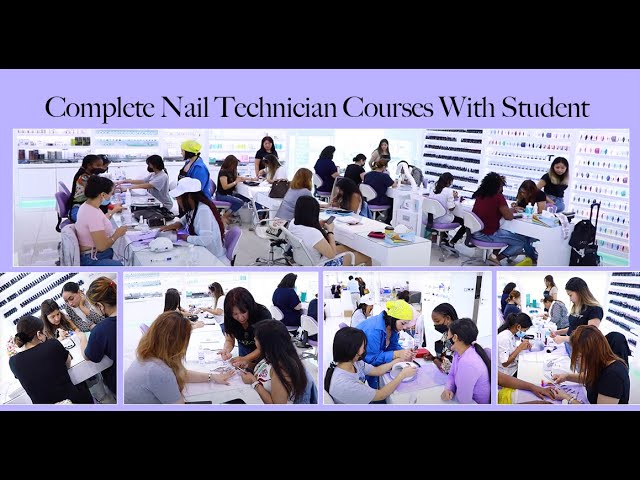 Complete Nail Technician Courses With Student