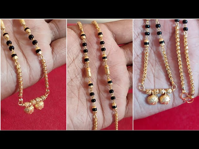 Latest gold mangalsutra designs with weight & price/new gold mangalsutra designs video 2021