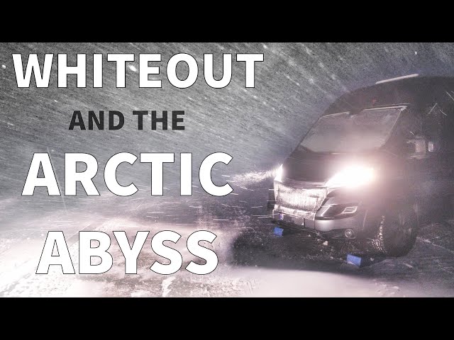 Riding into the Epic Unknown, Whiteout Snow Storm, Cozy Winter Van Life Camping, Blizzard & Snowfall