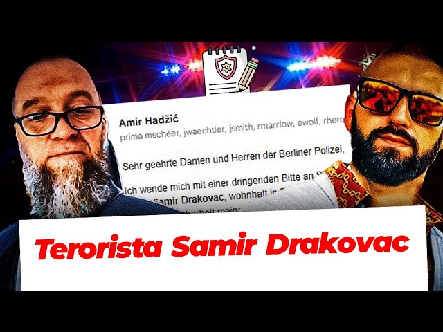 💣 TERORISTA SAMIR DRAKOVAC NASTAVLJA