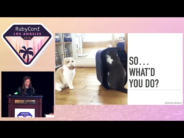 RubyConf 2018 - Cats, The Musical! Algorithmic Song Meow-ification by Beth Haubert