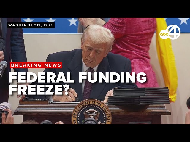 Judge blocks Donald Trump's federal funding freeze