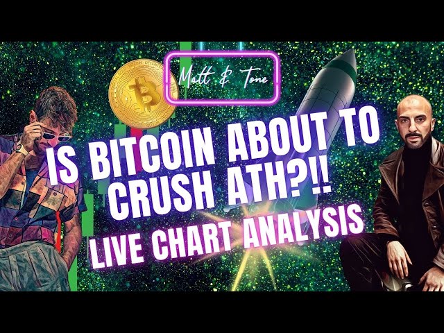 IS BITCOIN ABOUT TO CRUSH ATH?!!-LIVE CHART ANALYSIS!