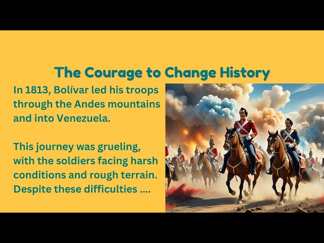 Intermediate / Learn Enlish Through Story / How Simon Bolivar Changed South America FOREVER?