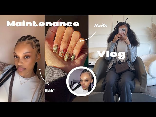 Maintenance Vlog | Hair , Nails