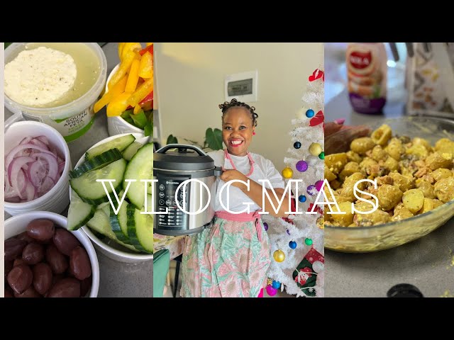 VLOGMAS 🎄E5 | Different Salad 🥗 Options for the festive season | SA YouTuber