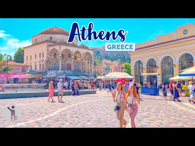 Athens, Greece 🇬🇷 | Walking in the Footsteps of the Gods | 4K Walking Tour