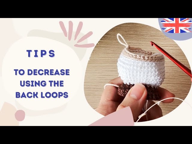 How to DECREASE in back loop crochet | 2 tips VERY SIMPLE AND EASY for beginners