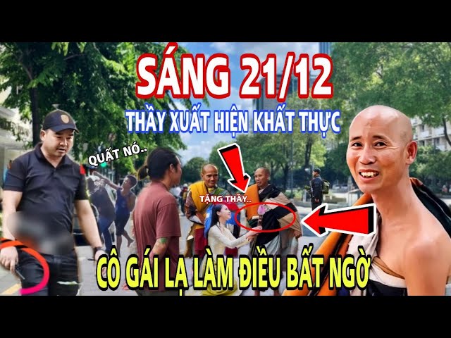 Sáng Nay Thầy Minh Tuệ XUẤT HIỆN Khất Thực Phật Tử LÀO Xúc Động Rơi Nước Mắt